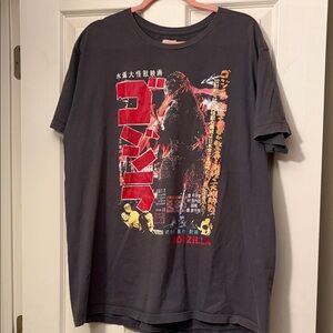 Vintage Godzilla Graphic Charcoal T-Shirt